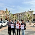 Presentació del cartell de la festa a la plaça Mercadal. - PAERIA DE BALAGUER