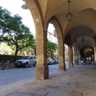 Una vista d'un carrer d'Agramunt.