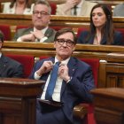 Illa, ahir durant el ple al Parlamente sobre l’apagada. - EUROPA PRESS