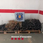 Imatge del cable recuperat. - MOSSOS D’ESQUADRA