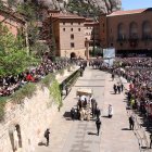 La Moreneta, en procesó a Montserrat.