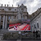 La plaça de Sant Pere al Vaticà.
