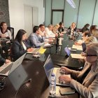 Foto de la comissió extraordinària de Gestió de la Ciutat d’ahir. - PAERIA