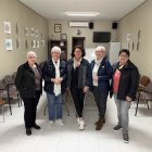 D’esquerra a dreta, Mateu, Pinyol, Miró, Bonastra i Cebrià. - M. CODINAS