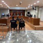El condemnat, ahir al banc de l’Audiència de Lleida. - A. GUERRERO
