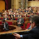 Un moment de la sessió del ple del Parlament d’aquesta setmana. - ACN