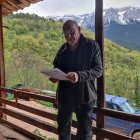 Miquel Dalmau, ahir a la seua casa de Cava.