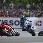Marc y Àlex Márquez con sus Ducati en Le Mans.