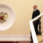 El president rus, Vladímir Putin, va fer la proposta ahir durant una compareixença al Kremlin. - VATICAN MEDIA