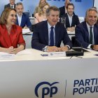 Feijóo ahir, durant la reunió del comitè executiu nacional del PP. - EFE/ J.P. GANDUL