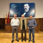 L’Aula Magna de l’IEI va acollir ahir l’inici del cicle sobre Clavé. - IEI