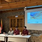 La presentació del nou pla de mobilitat, ahir a Boí. - ACN