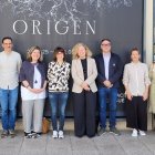 La regidora de Cultura de la Paeria, Pilar Bosch, i representants de museus i espais culturals de Lleida, ahir al Museu de Lleida. - MUSEU DE LLEIDA