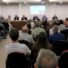 Un moment de la junta d’accionistes celebrada ahir a Guissona. - BONÀREA CORPORACIÓ