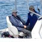 El rei emèrit es va dedicar ahir a navegar a Sanxenxo. - JOSÉ RAMÓN HERNANDO / EUROPA PRESS