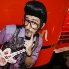 David Fernández, donant vida al personatge de Rodolfo Chikilicuatre. - RTVE