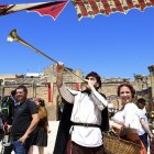 Durant la jornada es van poder veure recreacions històriques al poble. - MAGDALENA ALTISENT