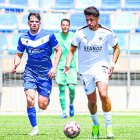 Manrique, en una acció del partit de diumenge a Badalona. - INGRID SEGURA