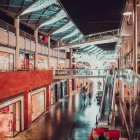 Imagen de archivo de un centro comercial.