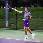 Albert Pedrico, en la victòria a les finals del torneig universitari.