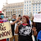 Una de les manifestacions que reclamaven la regularització d’immigrants i ‘papers per a tothom’. - CAROLA LÓPEZ - ACN