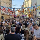 El tardeig de la Colla del 75, al carrer Sant Isidori. - A.MOLLERUSSA