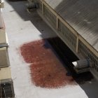 Denuncien la fetor per aigua entollada a sobre del baixador de busos