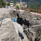 Imatge d’arxiu d’obres per substituir una canonada de fibrociment a Gausac el 2023. - AJUNTAMENT DE VIELHA