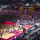 Una vista del Barris Nord en l'inici del partit del diumenge passat davant del La Laguna Tenerife.