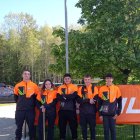 L’equip que representa Espanya, amb dos alumnes de l’Escola del Solsonès. - EAS