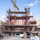 Les obres del nou edifici per a les oficines de l’empresa. - INGRID BOSCH