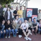 Els membres del Carnaval de Secà ahir durant la presentació. - C.MARSIÑACH