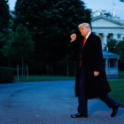 Trump va lamentar que les negociacions comercials amb els països de la UE “no estan donant fruits”. - EFE/EPA/SAMUEL CORUM / POOL