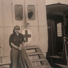 Tren hospital número 20 a l’estació d’Anglesola el maig del 1938. - LAIA PEDRÓS