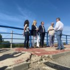 José Crespín y Begoña Iglesias han visitado esta mañana el viaducto.