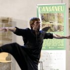 El coreograf i ballari Aleix Martínez, durant la presentació del 34è Dansàneu a la Seu Vella de Lleida.