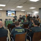 Les jornades van començar ahir a la comandància. - GUÀRDIA CIVIL