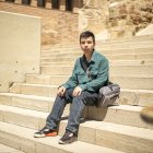 Andrés S.L., un dels afectats per l’eliminació del temps d’espera d’asil, a Lleida.