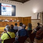 L’Institut d’Estudis Ilerdencs va acollir ahir la presentació a Lleida del nou ‘El Complot de Garraf’. - INGRID BOSCH