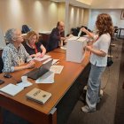 Un moment de les eleccions celebrades ahir. - DEPARTAMENT D’AGRICULTURA