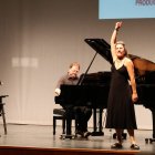 L’espectacle final, a càrrec de Núria Miret i David Pradas. - J.GÓMEZ