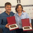 Gonzalo Ferreruela, del restaurante Ferreruela, y Montse Guardiola, de Celler del Roser, en los Cataví.