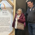 Florència Ventura amb Jordi Oliva el 2022 a Cervera. - X.S.