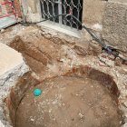 Un dels aljubs trobats al carrer Sant Pere de les Borges. - AJUNTAMENT DE LES BORGES