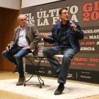 Quimi Portet i Manolo García en roda de premsa.