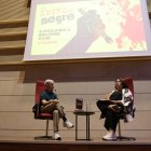 Homenatge a Boris Vian- El festival El Segre de Negre va arrancar amb un homenatge al francès Boris Vian (1920-1959), un singular espectacle literariomusical amb Lluís-Anton Baulenas i Pau Mainé. - AMADO FORROLLA