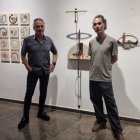 Els dos protagonistes de la mostra inaugurada ahir. - ESPAI CAVALLERS