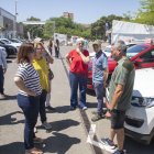 Les autoritats locals van visitar ahir al migdia la fira. - LAIA PEDRÓS