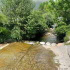 El torrent de l’Ingla, al poble de Riu de Santa Maria.