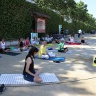 Durant tot el matí hi va haver activitats i la ciutadania va poder posar les seues propostes per a la canalització en un mapa del parc fluvial. - MAGDALENA ALTISENT